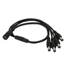 DC Power Plug 1 Female Jack To 8 Male Cable Splitter