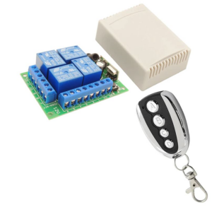 12V 24V Wireless 4 Channel Way Remote Control Switch