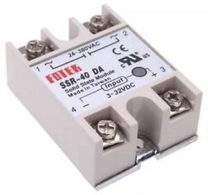 SSR-40DA Solid State Relay Module 3-32V DC To AC
