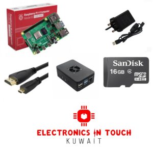 Raspberry Pi 4 Kit + Preinstalled SD Card with Raspbian