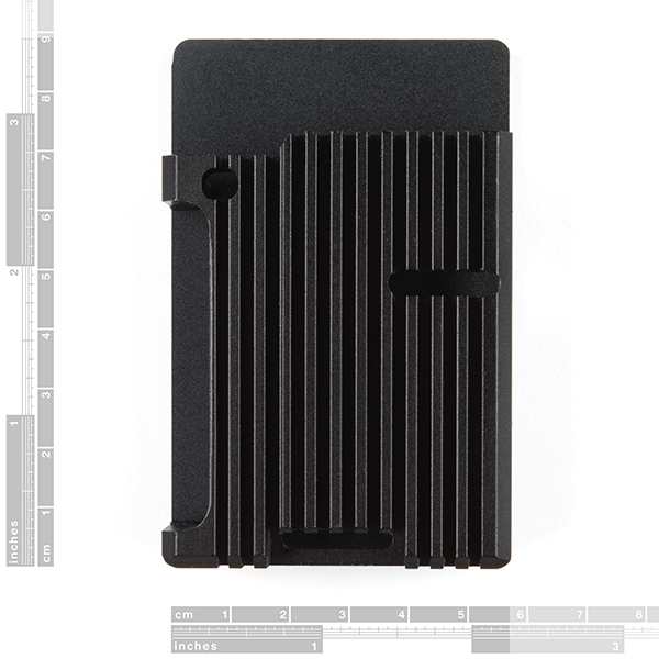 Aluminum Heatsink Case for Raspberry Pi 4 - Obsidian Black