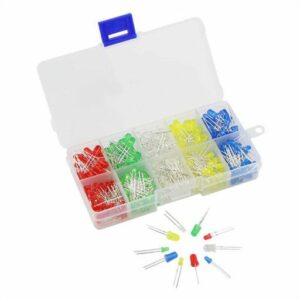 5mm/3mm LED Kit Box, 5 Colours (200 pcs)