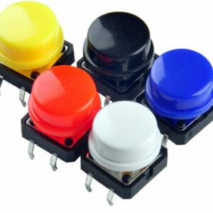 Push button 12x12mm with cap 1 Piece