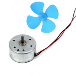 1.5-6VDC 7mm Shaft Motor with Wires and fan