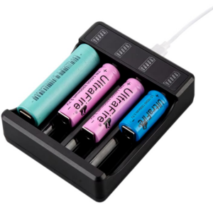 4 Slots 18650 Independent Charging 3.7V Li-ion Only Charger