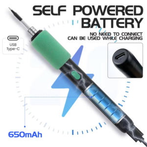 15w chargeable usb c soldering iron set