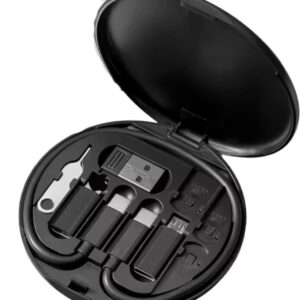 Portable Multifunctional Data Cable Kit Digital 60w Fast Charging Cable 5-In-1 Type C To C Adapter Set