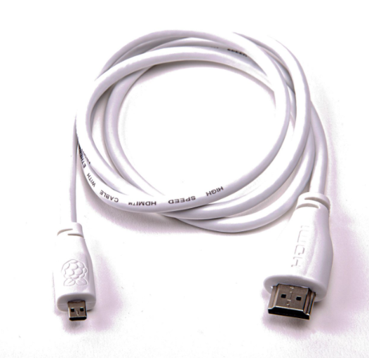 Official Micro-HDMI to Standard HDMI 1 meter Cable for Raspberry Pi - Image 2